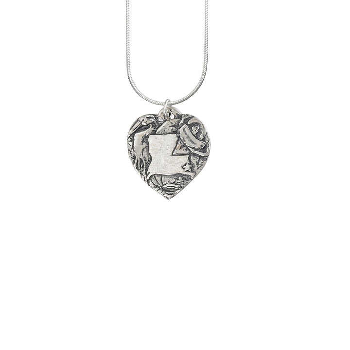 St. Bernard Heart Large Pendant