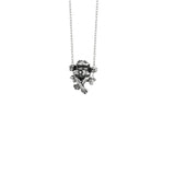 Frog Bow Tie Swinging Necklace