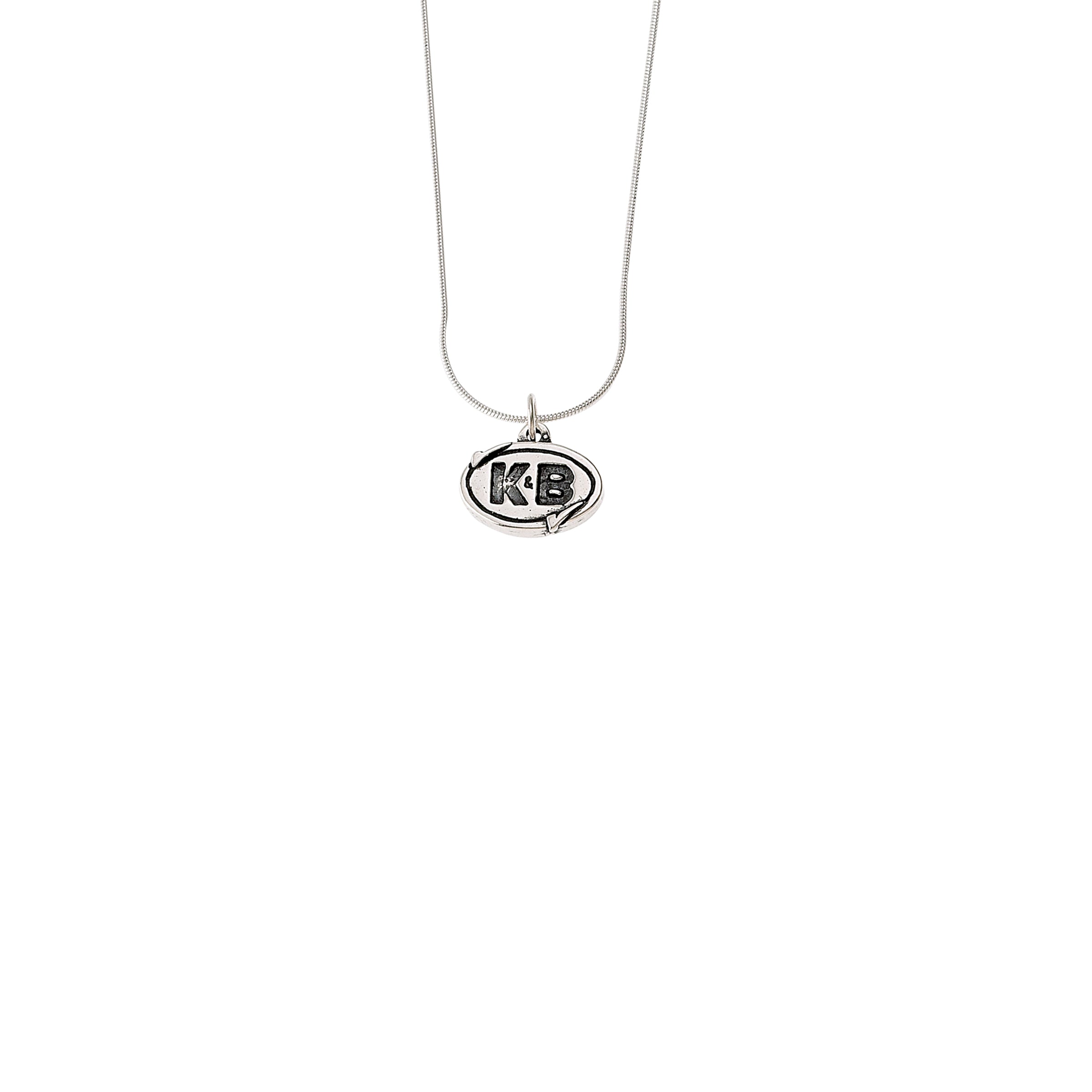 K and B Sign Pendant