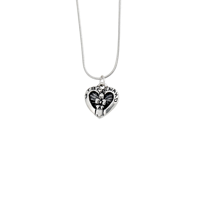 St. Bernard Heart Small Pendant