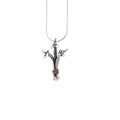 Iris Bouquet Two-Tone Pendant