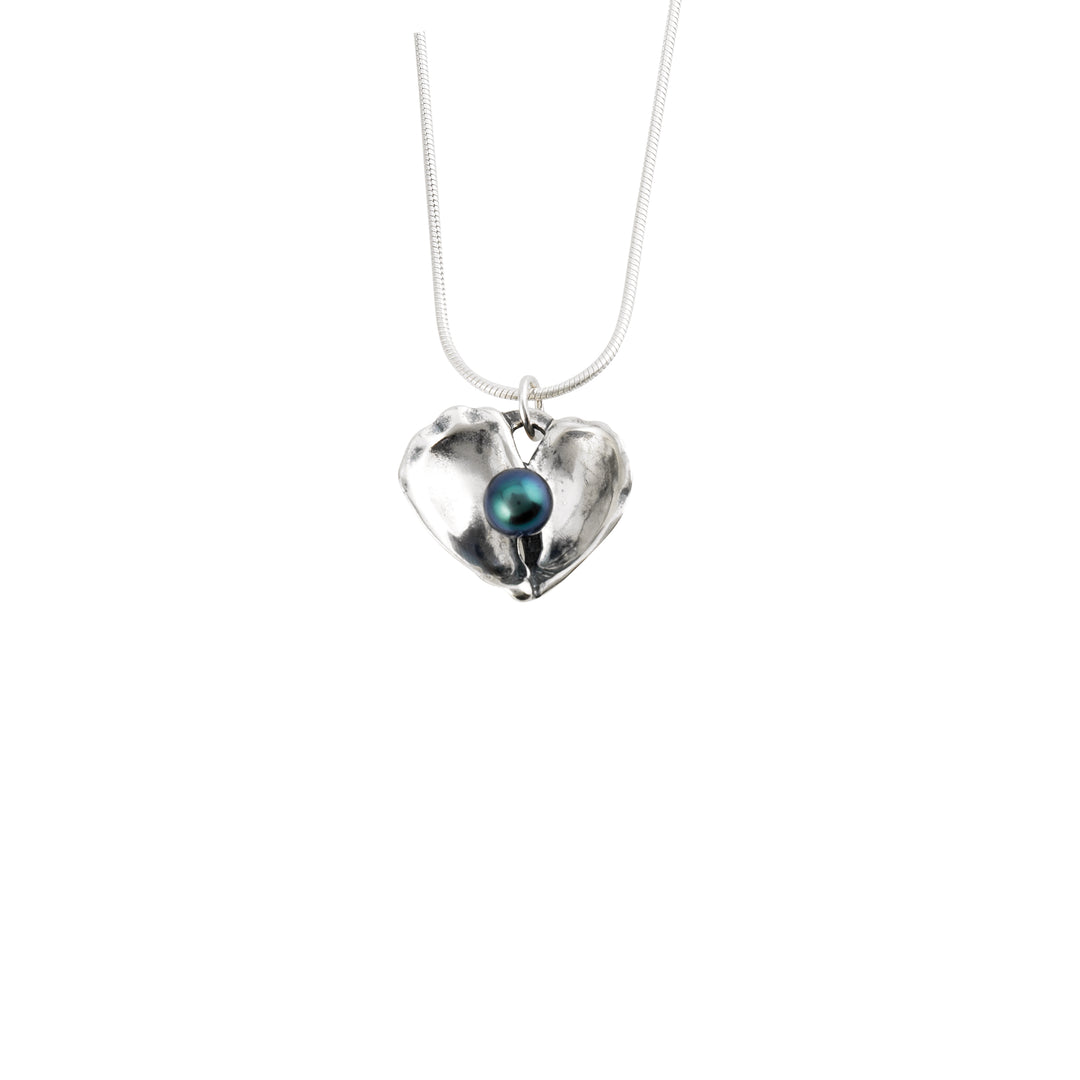 Oyster Heart Pendant