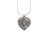 Who Dat Heart Solid Pendant