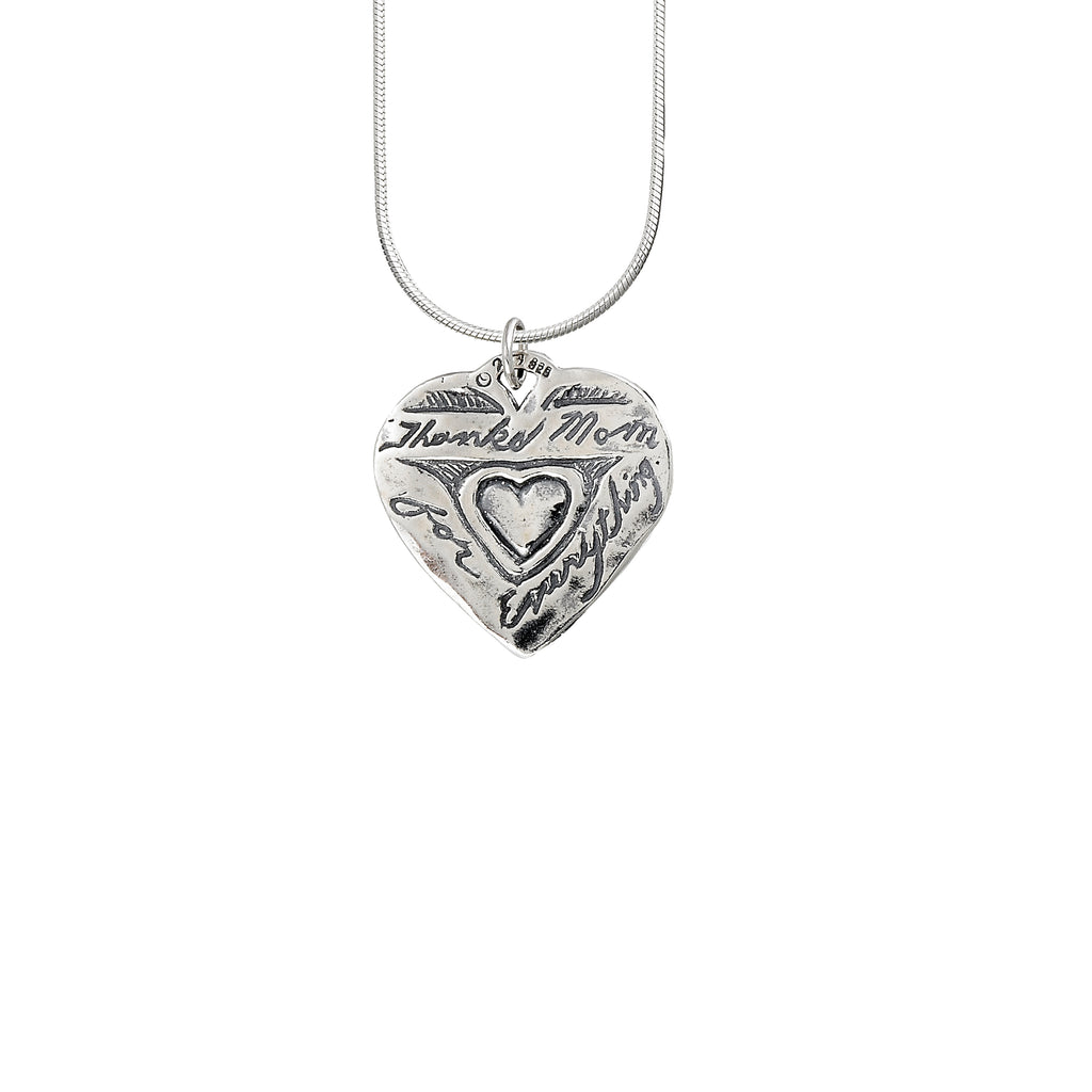 Mother Heart Solid Pendant