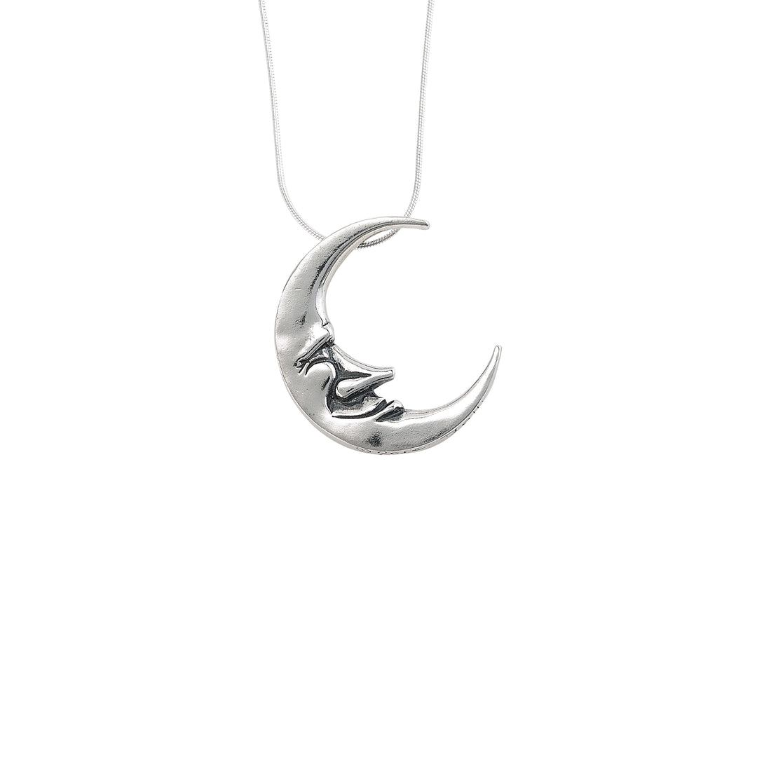 Crescent Moon Large Pendant