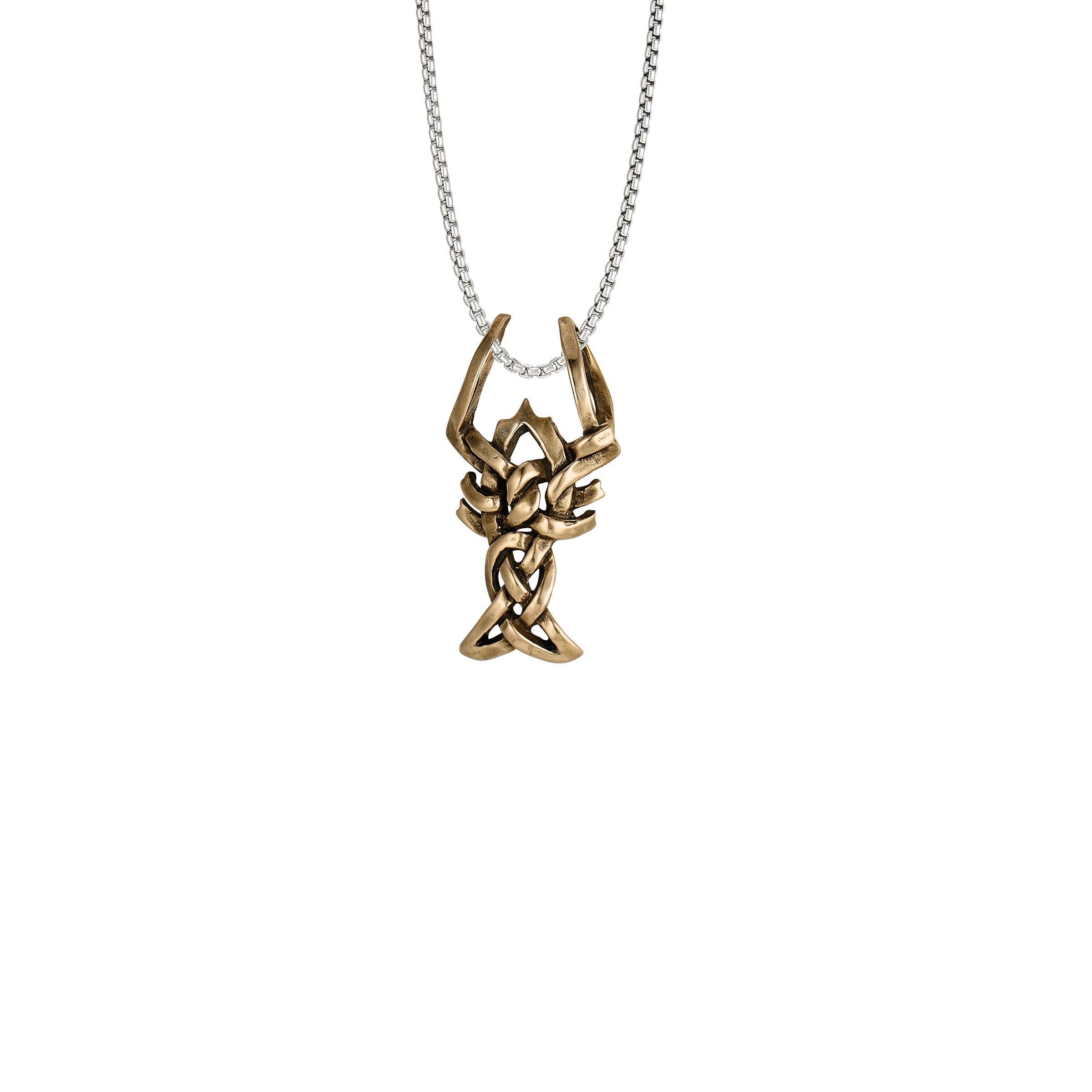 Celtic Crawfish Bronze Pendant