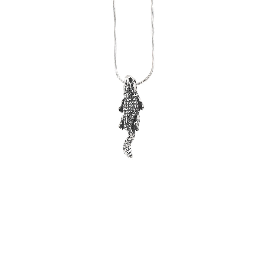 Gator Biting Pendant