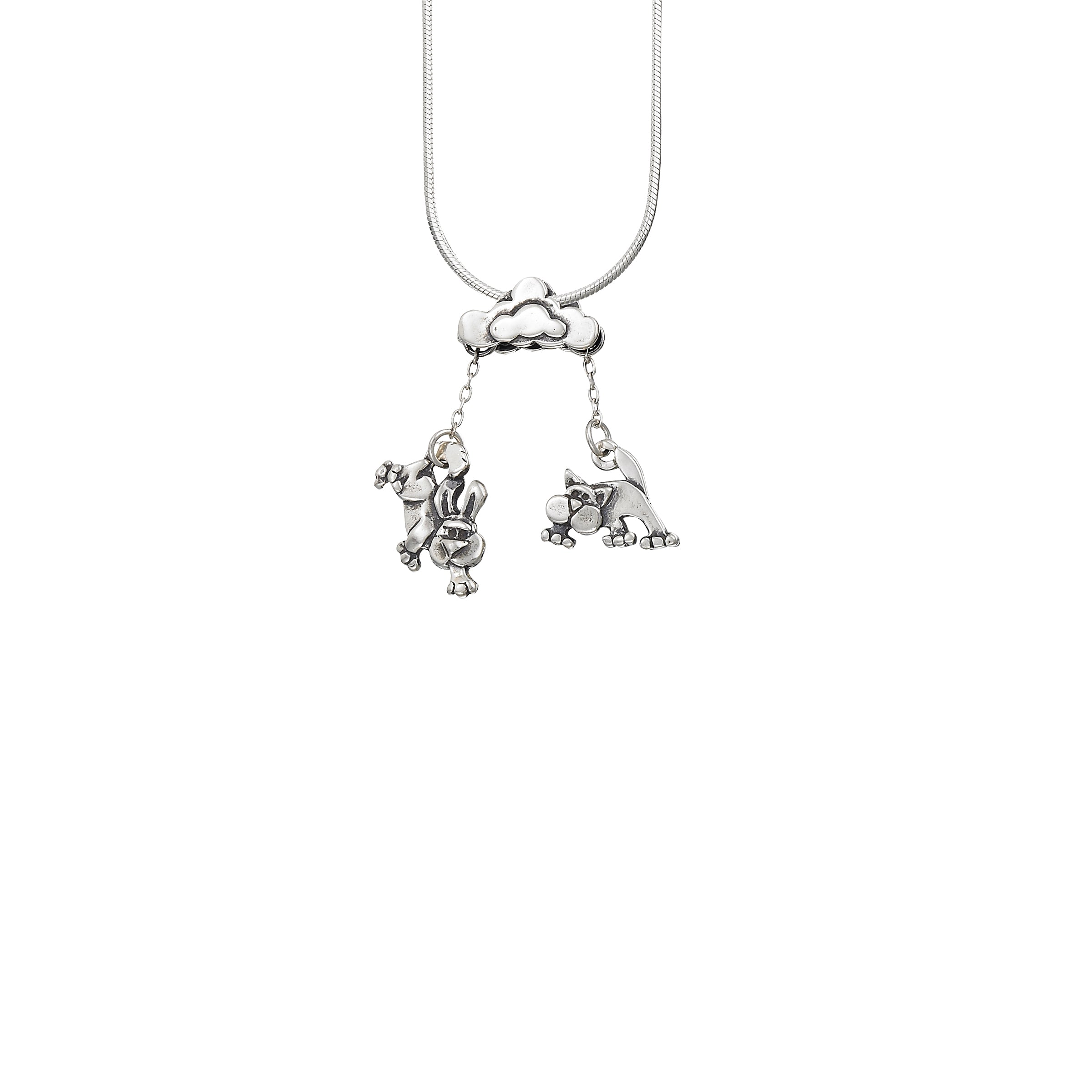 Raining Cats and Dogs Pendant