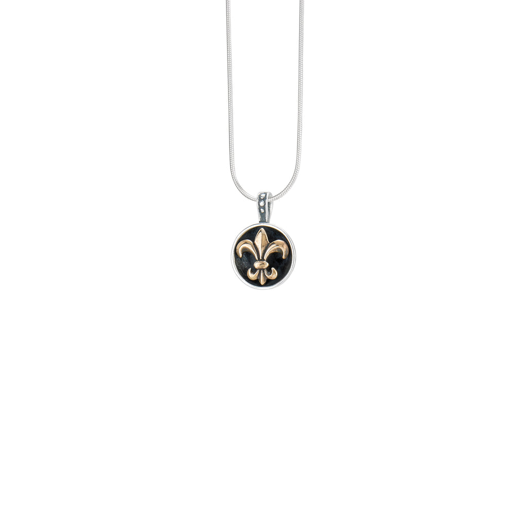 Fleur de Lis Roux Pendant