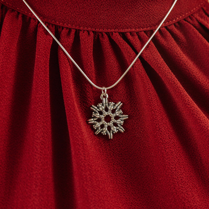 Crawfish Snowflake Pendant