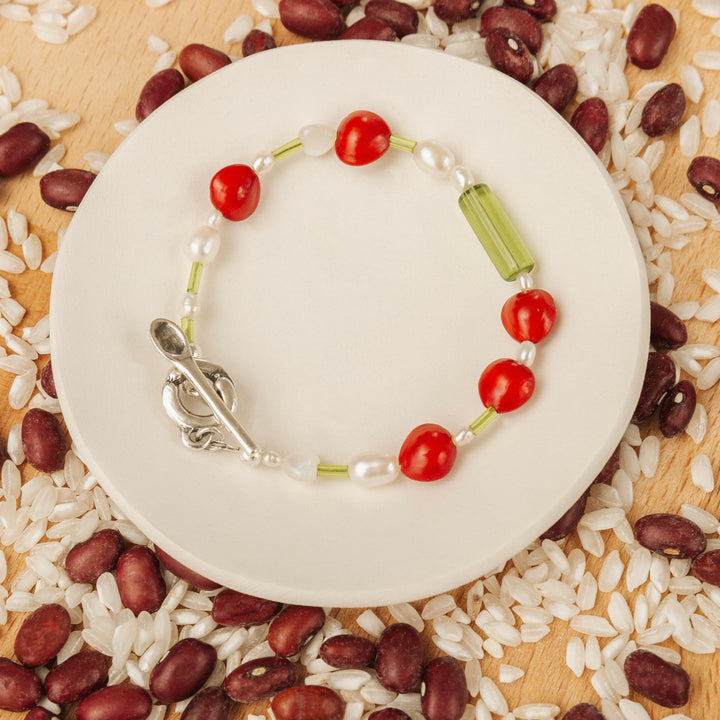 Red Beans and Rice Bracelet