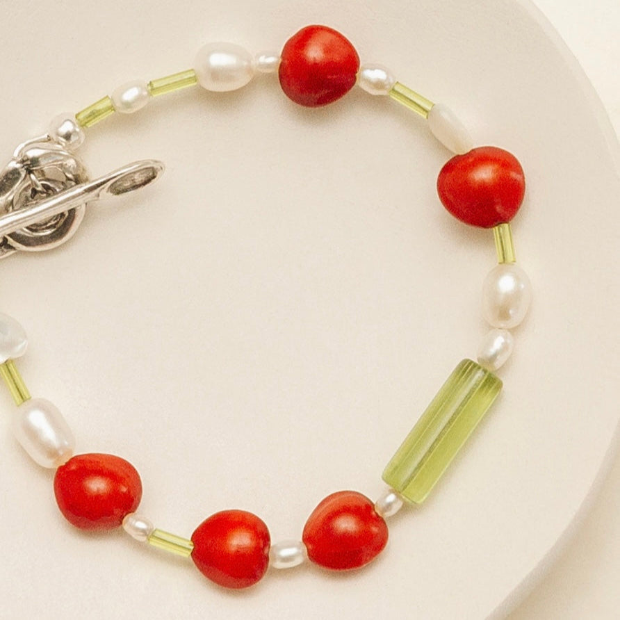 Red Beans and Rice Bracelet