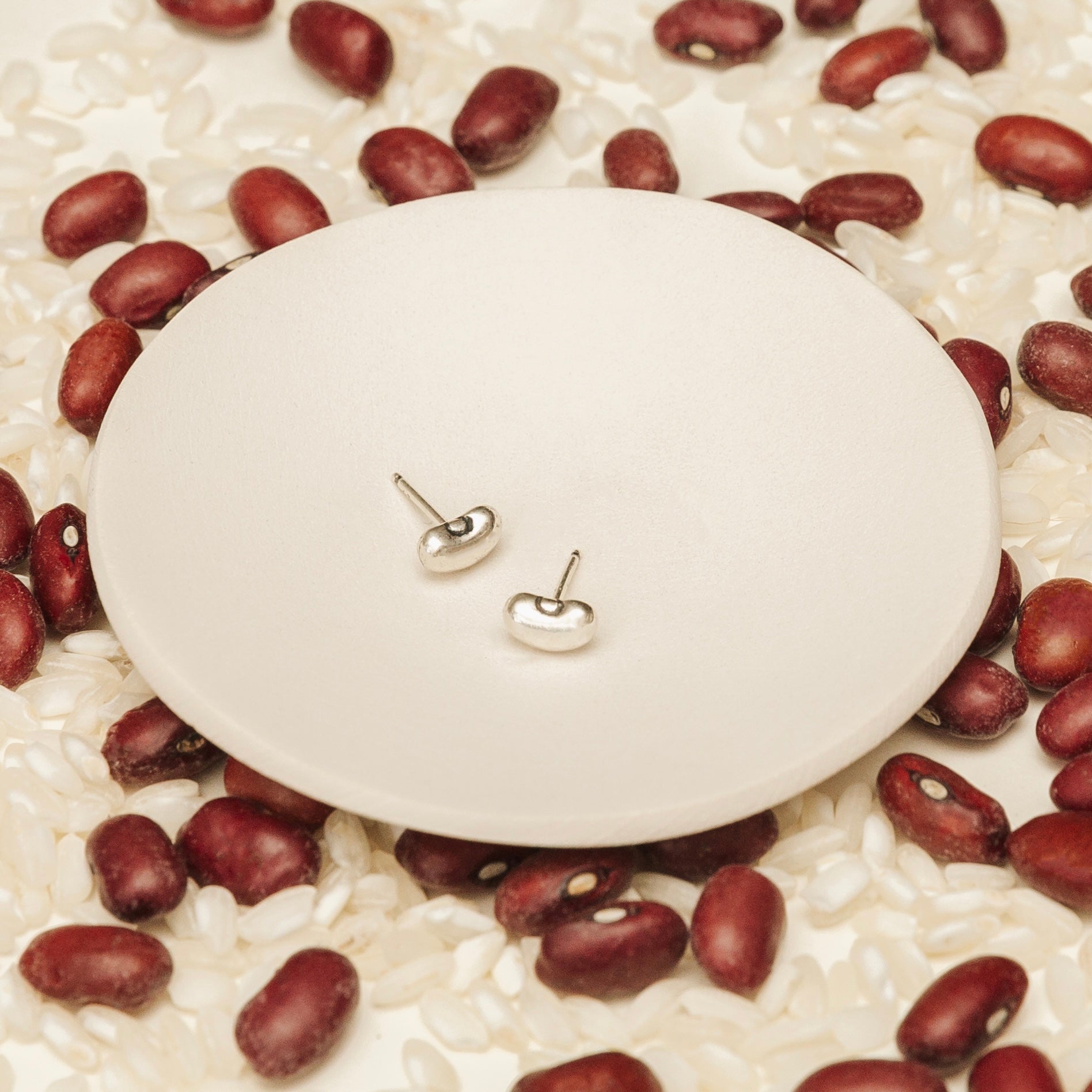 Red Bean Mini Earrings