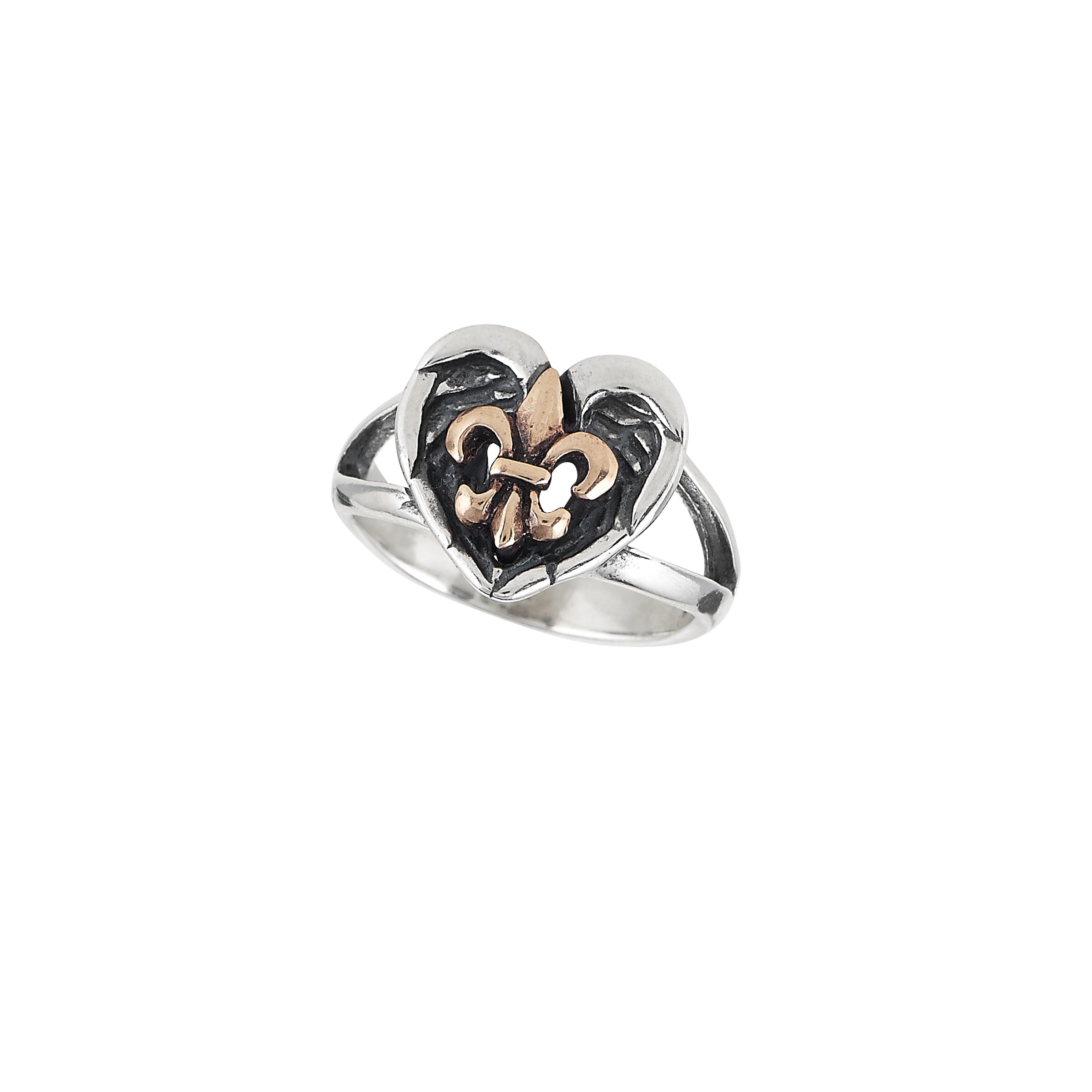 Saints & Angels Two Tone Ring