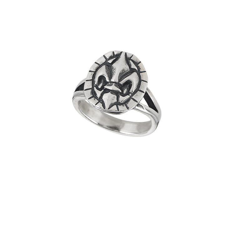 Fleur de Lis Tortoise Ring