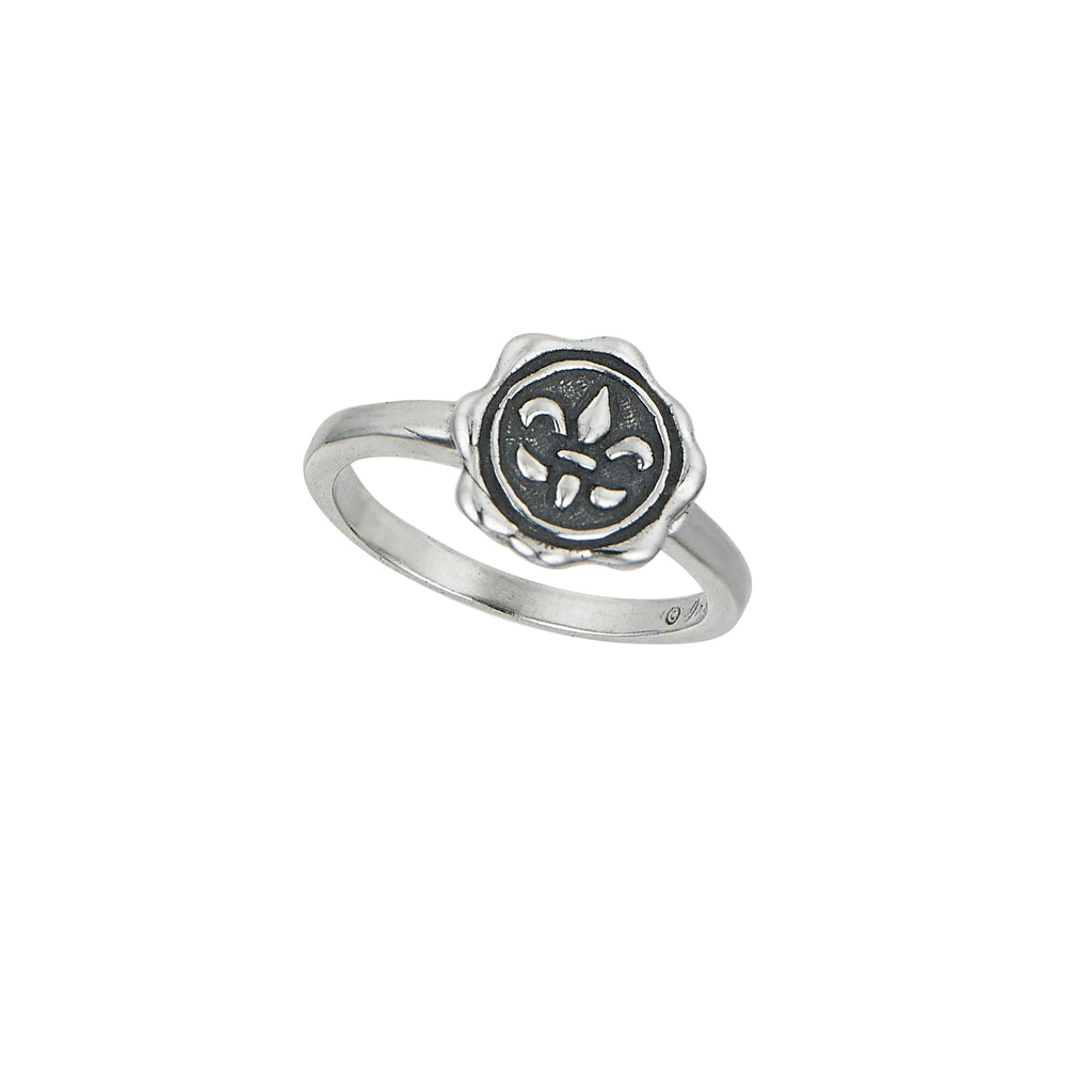 Fleur de Lis Cachet Ring