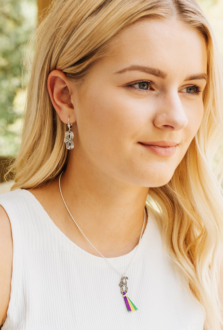 Mardi Gras Mask Earrings