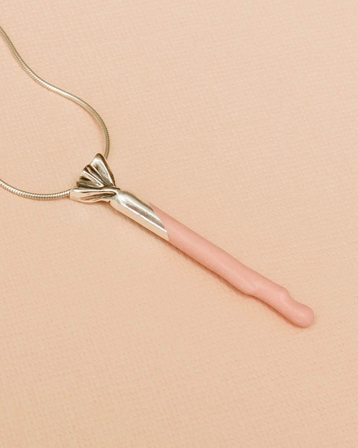 Strawberry Taffy Pendant