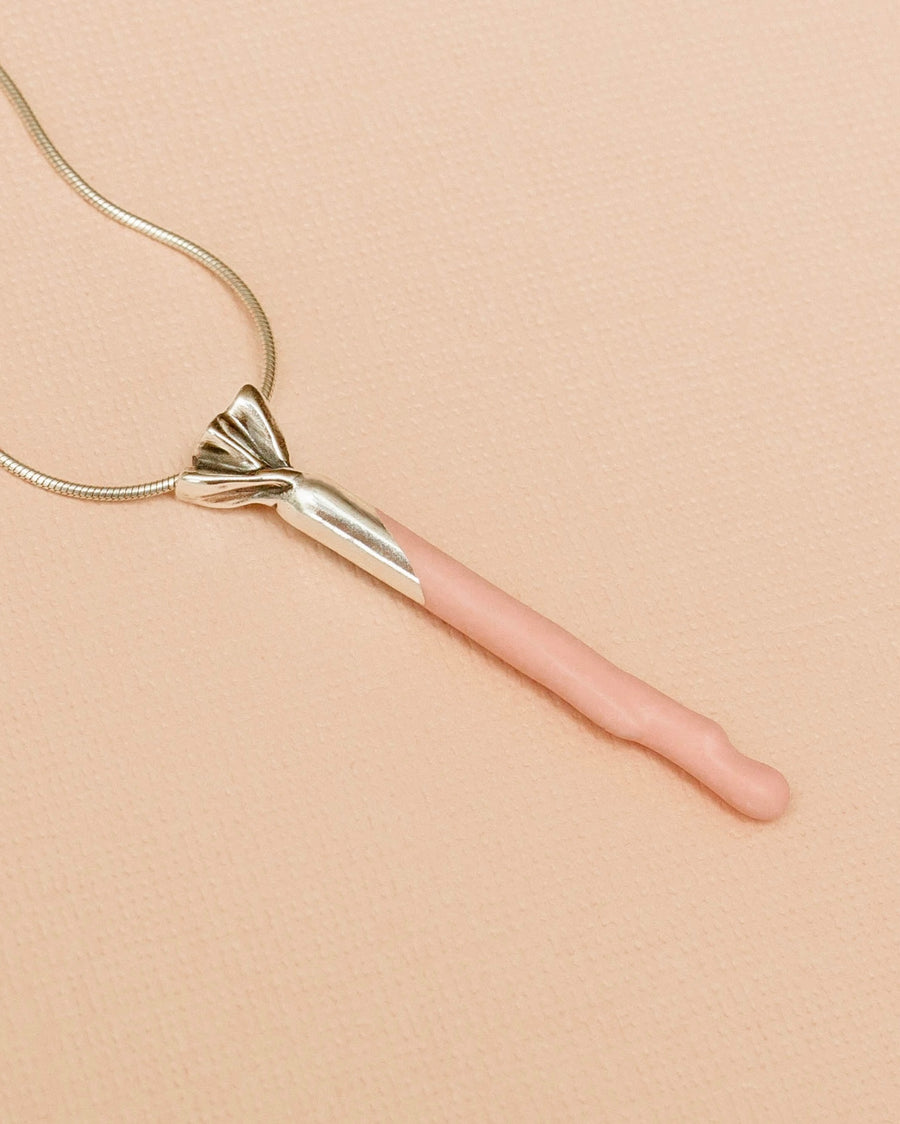 Strawberry Taffy Pendant