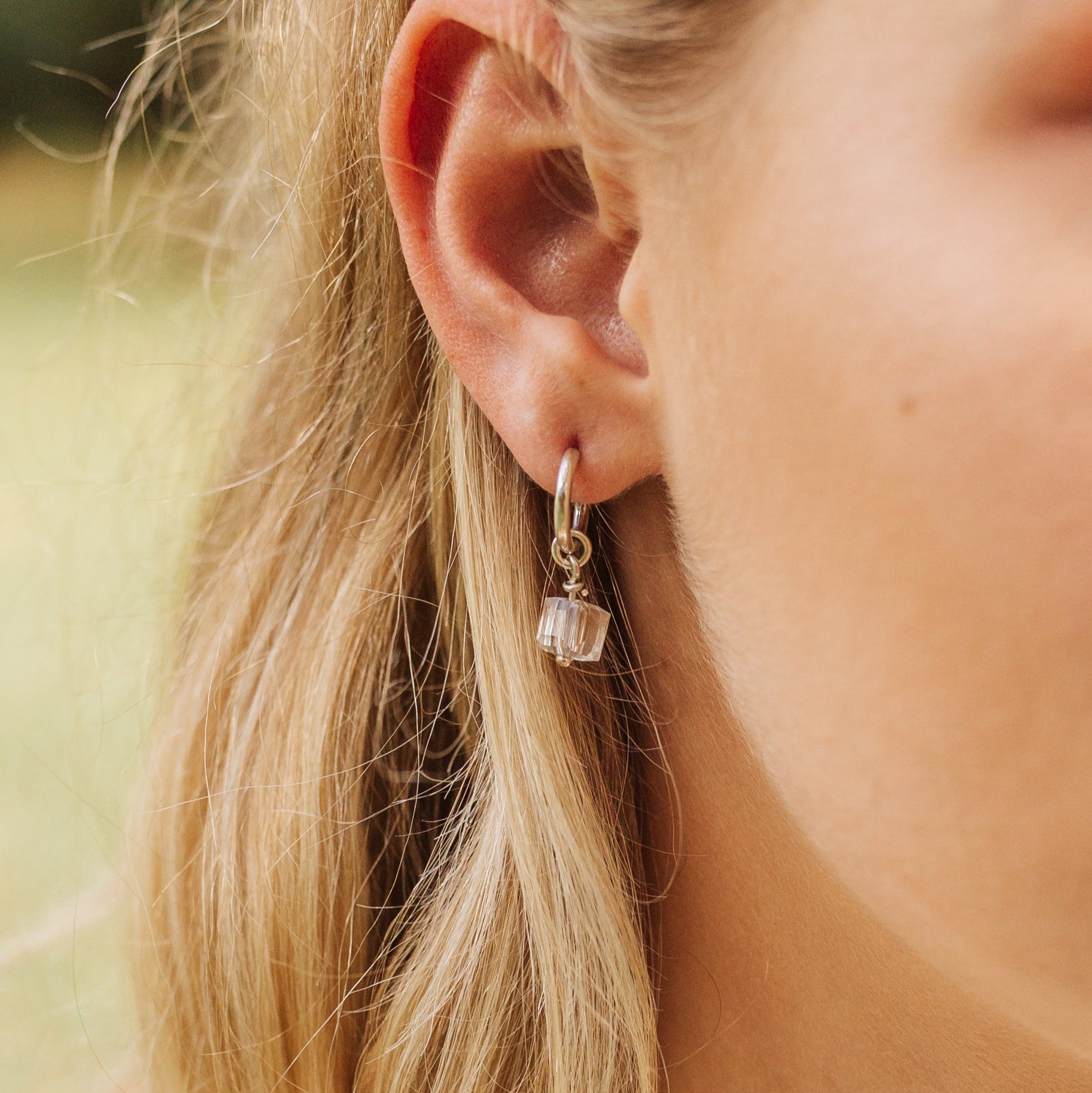 "Better Together" Lemon & Sugar Hoop Earrings