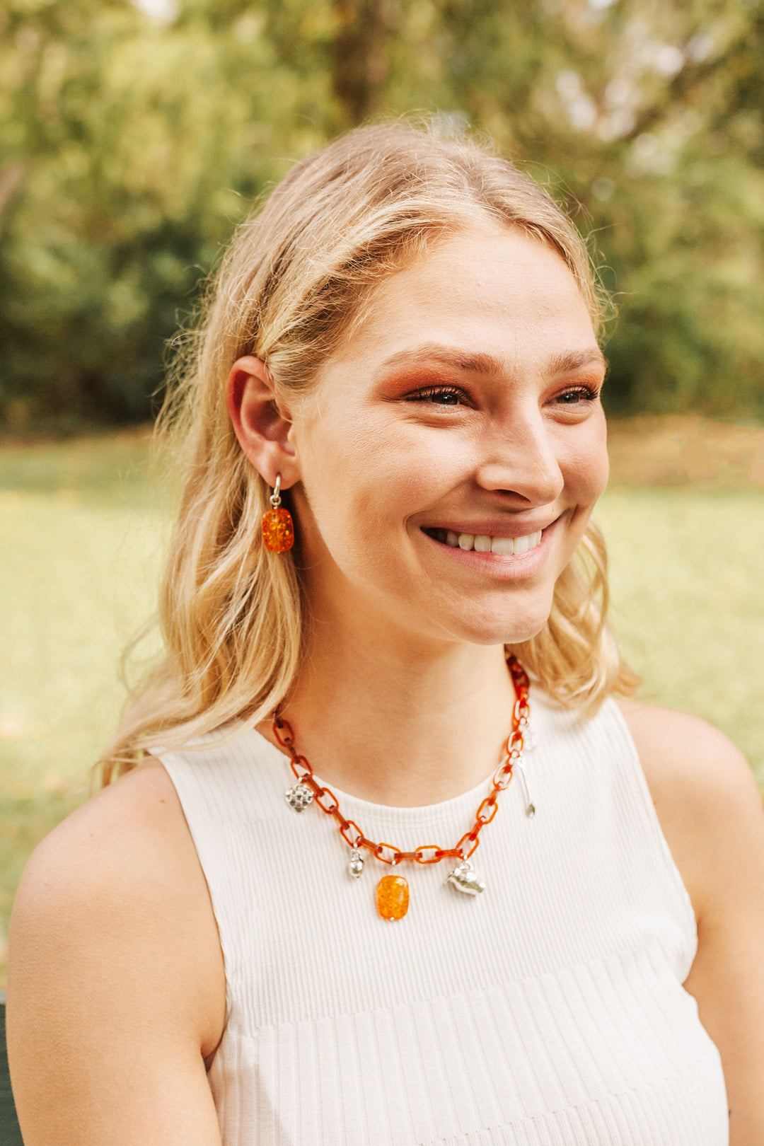 "Best of Both" Sweet Tea Hoop Earrings