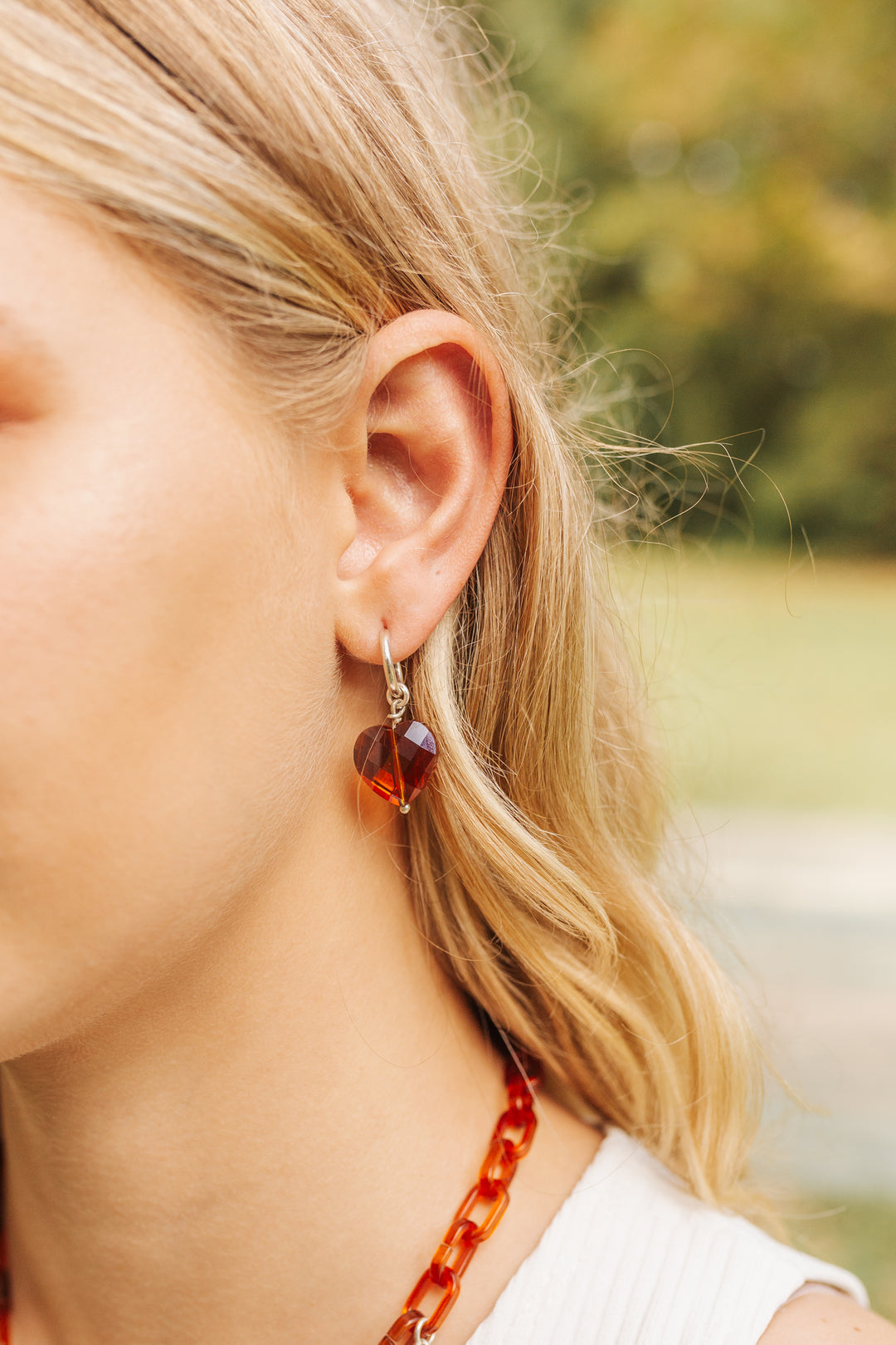 "Best of Both" Sweet Tea Hoop Earrings