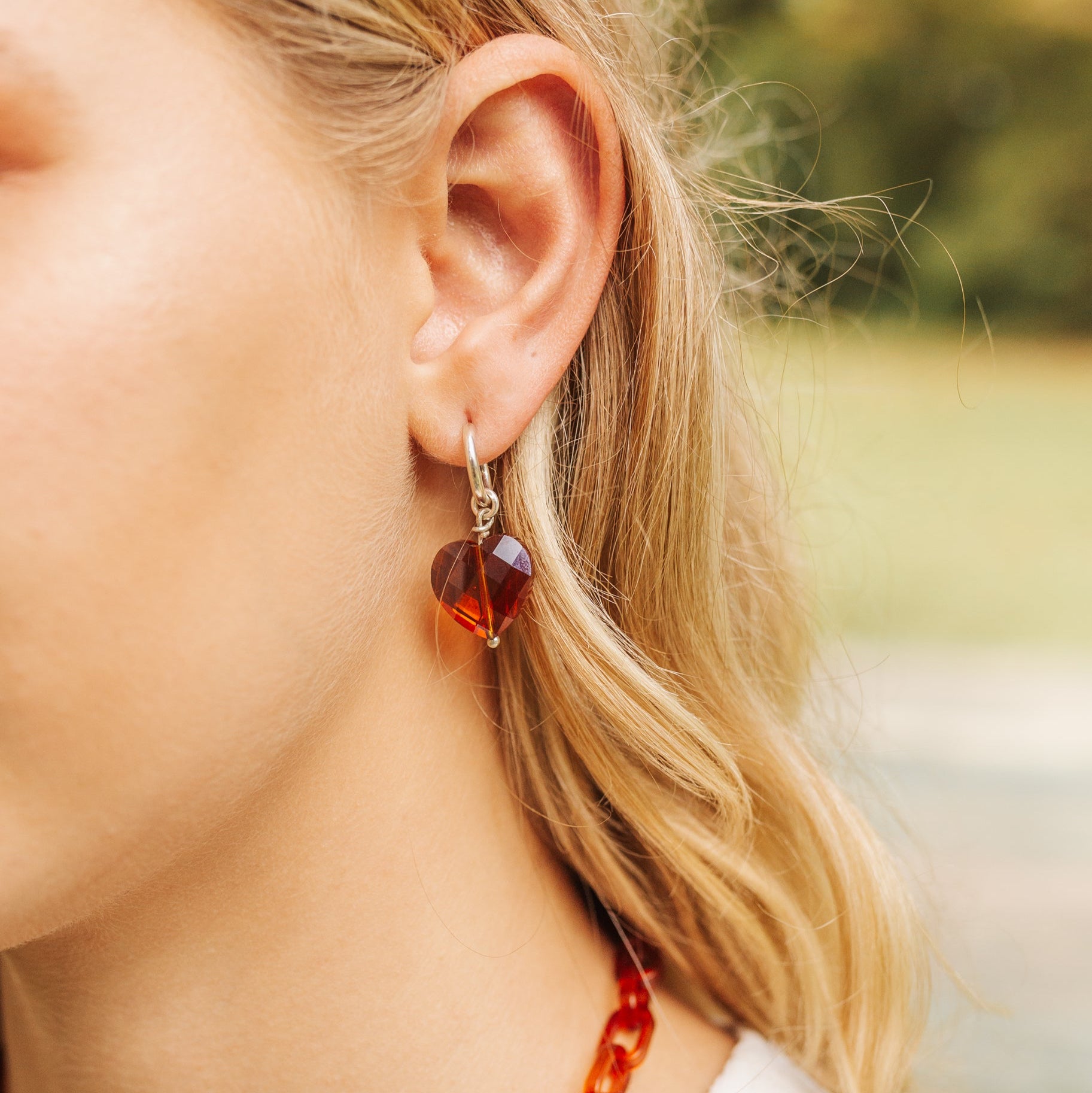 "Best of Both" Sweet Tea Hoop Earrings