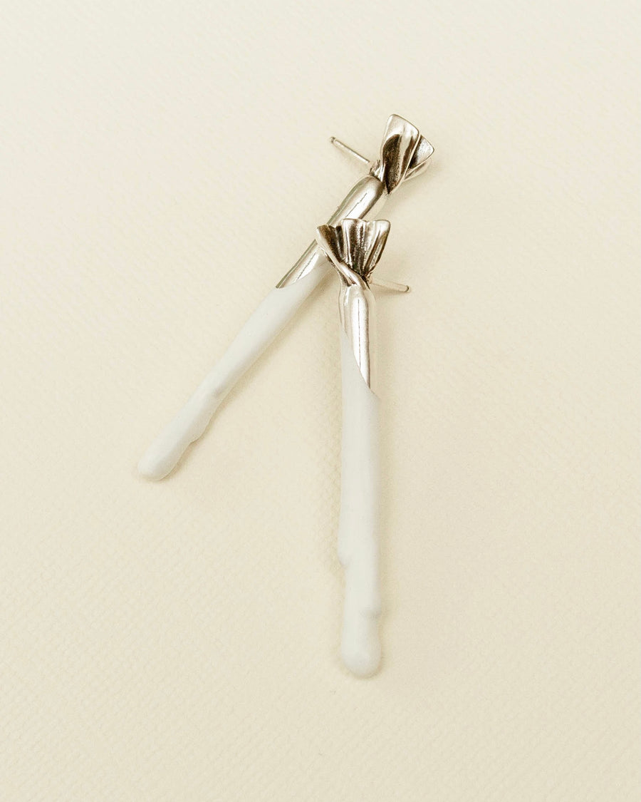 Vanilla Taffy Earrings