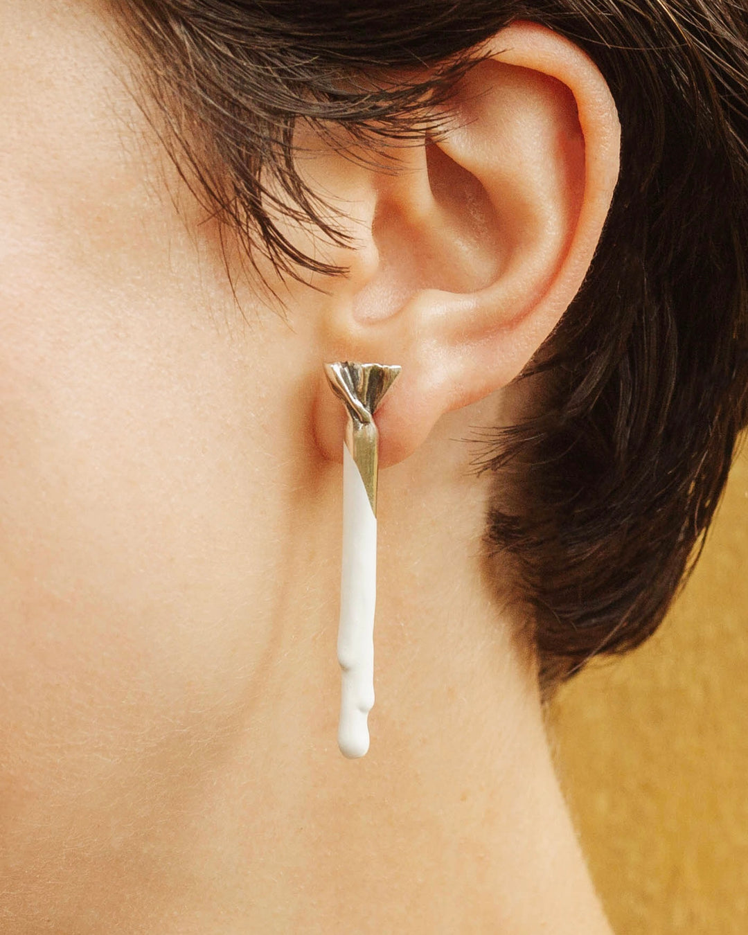 Vanilla Taffy Earrings