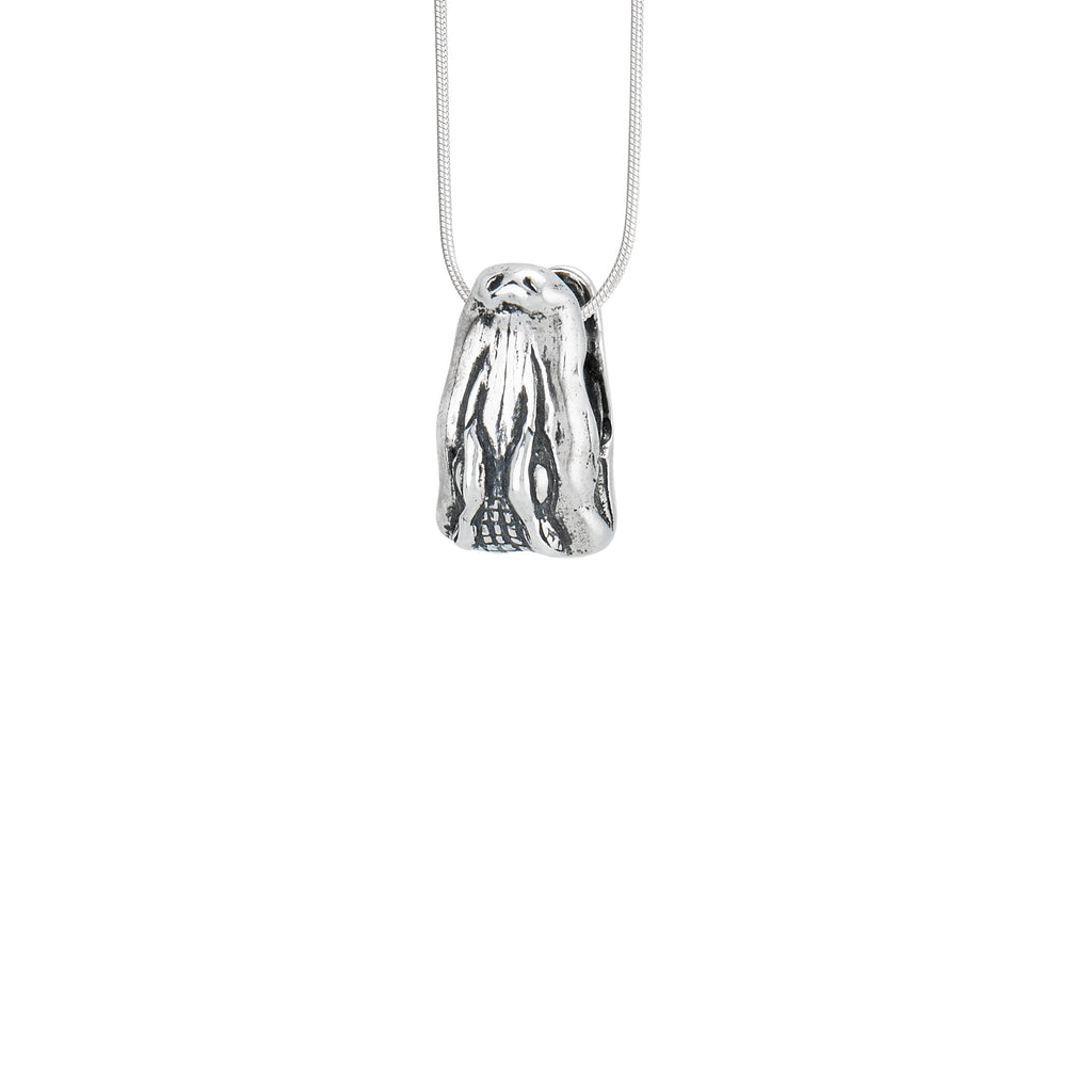 Sterling silver alligator slide charm designed to fit Pandora-style bracelets, handcrafted by Jose Balli Jewelry