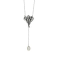 Banana Leaf Pearl Necklace