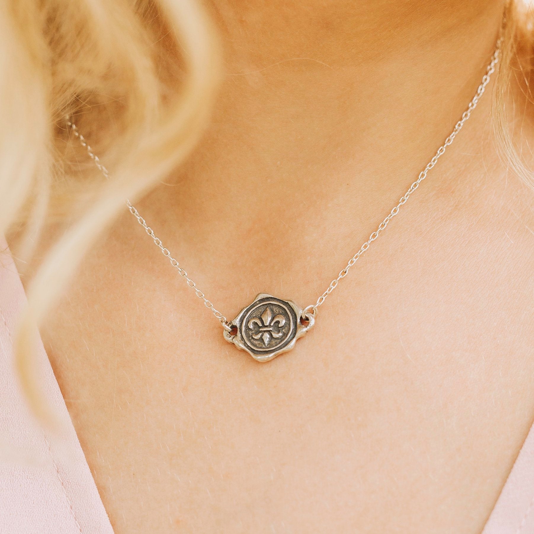 Cachet Fleur-de-Lis Necklace