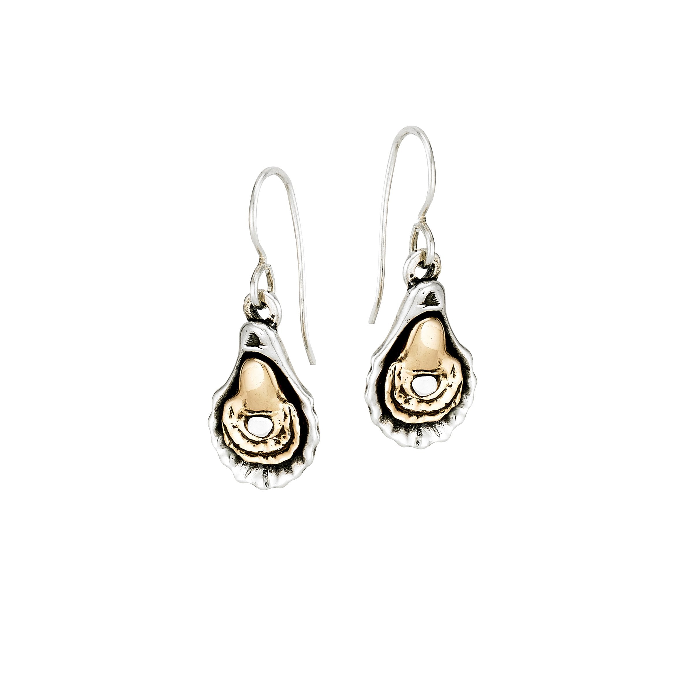 charbroiled-oyster-earrings-sterling-silver-bronze