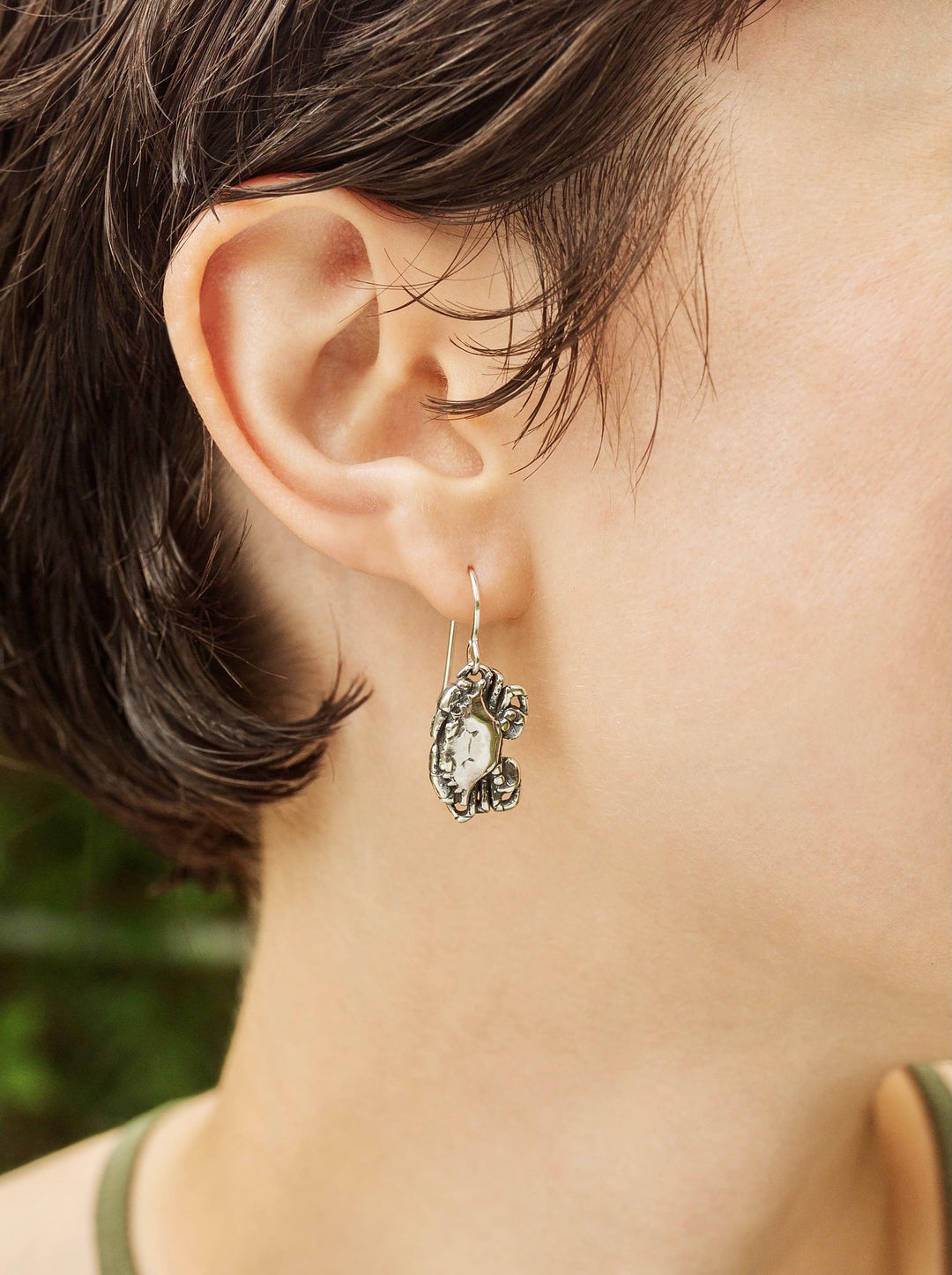 Crab Large Earrings