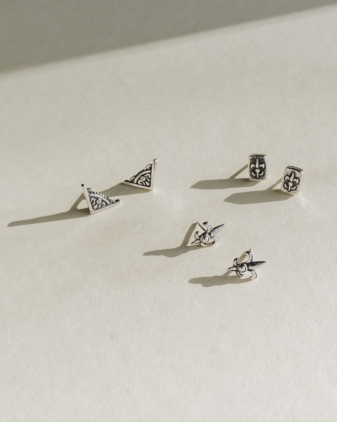 Fleur de Lis Mini Post Earrings