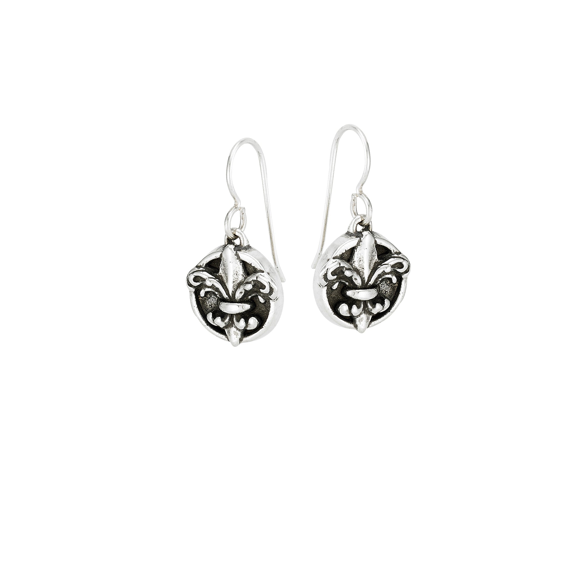 Water Lily Circle Earrings