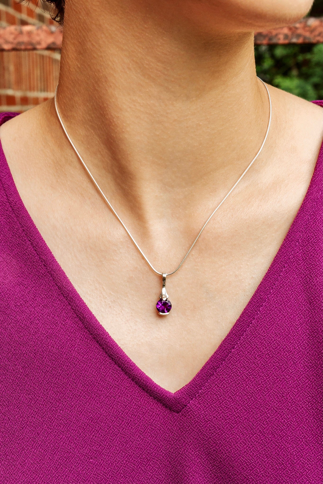Vieux Carre Large Stone Pendant