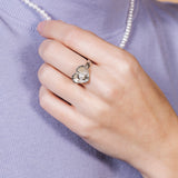 Oyster Heart Pearl Ring