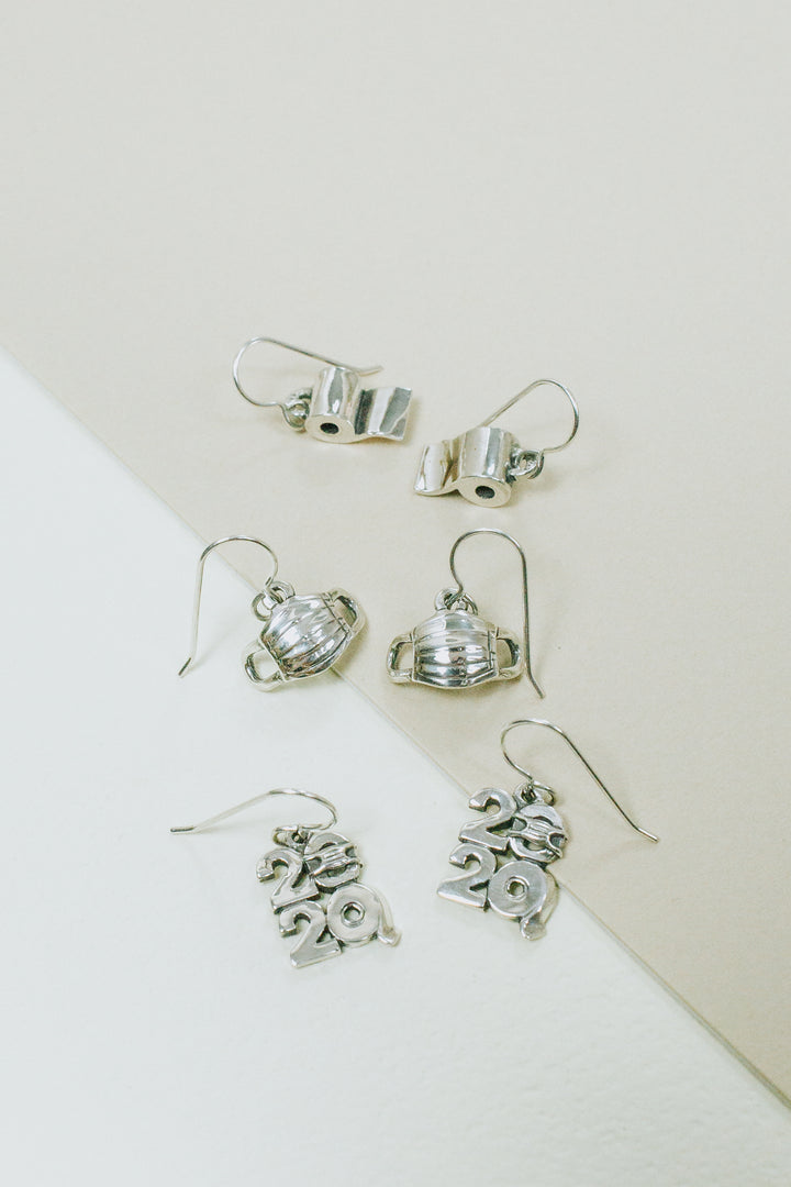 "Social Distancing" Face Mask Earrings