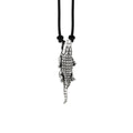 Large Biting Alligator Necklace