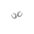sterling silver mini alligator hoop earrings jose balli