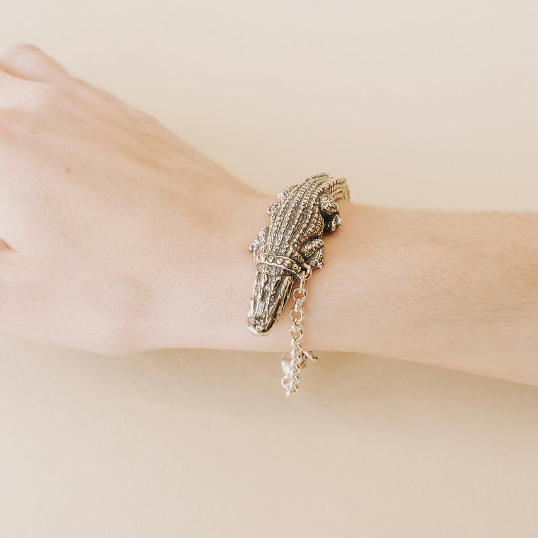 Pet Alligator Bangle Bracelet