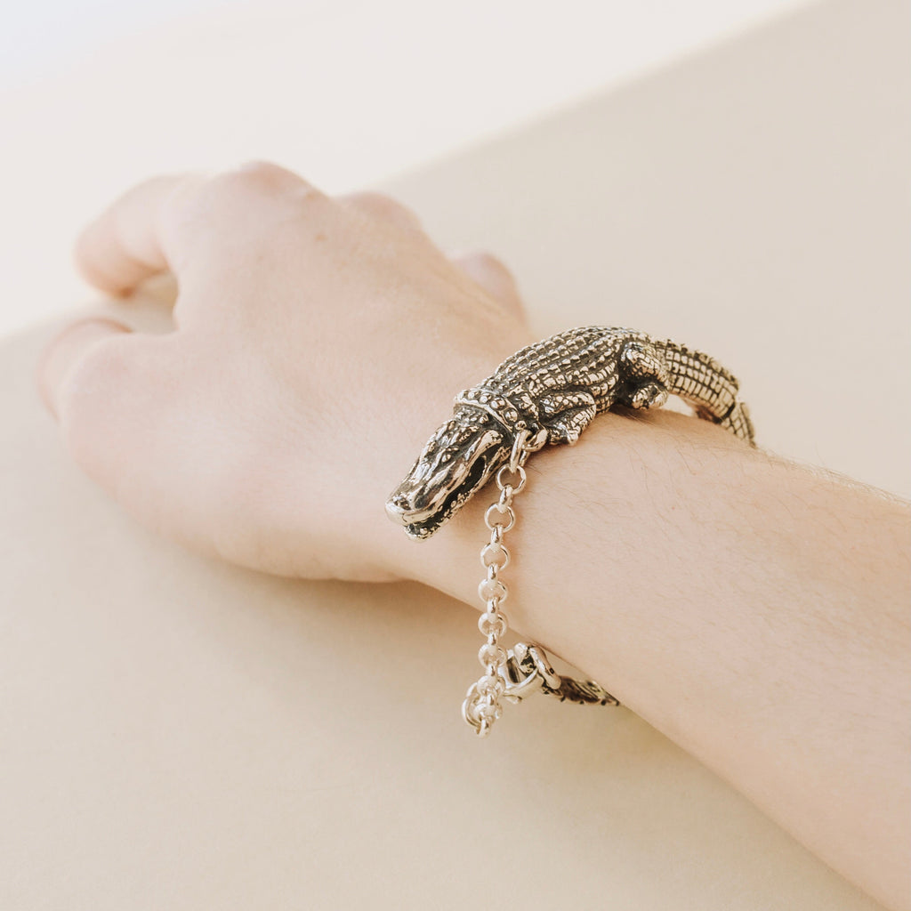 Pet Alligator Bangle Bracelet
