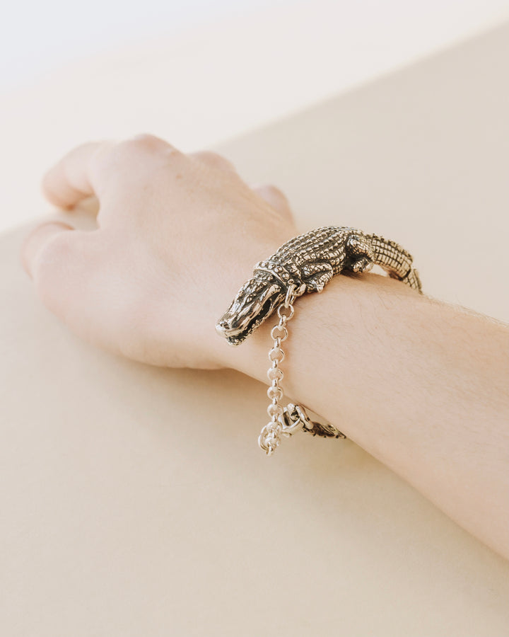 Pet Alligator Bangle Bracelet