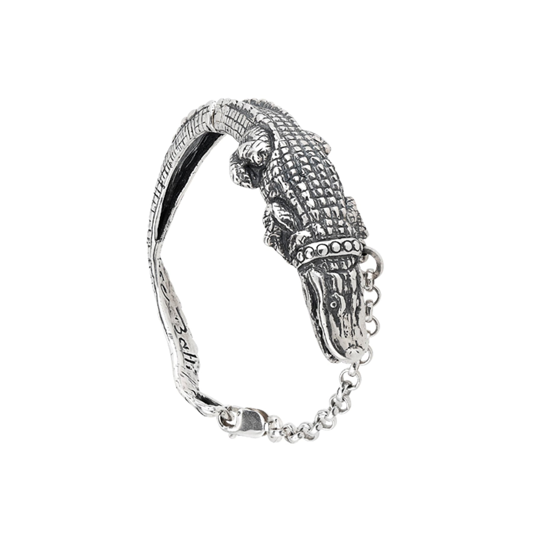 Pet Alligator Bracelet | Sterling Silver Alligator Bracelet – Jose