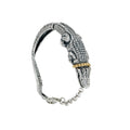Pet Alligator Two-Tone Bracelet