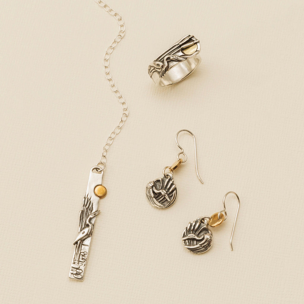 Audubon Egret Ring