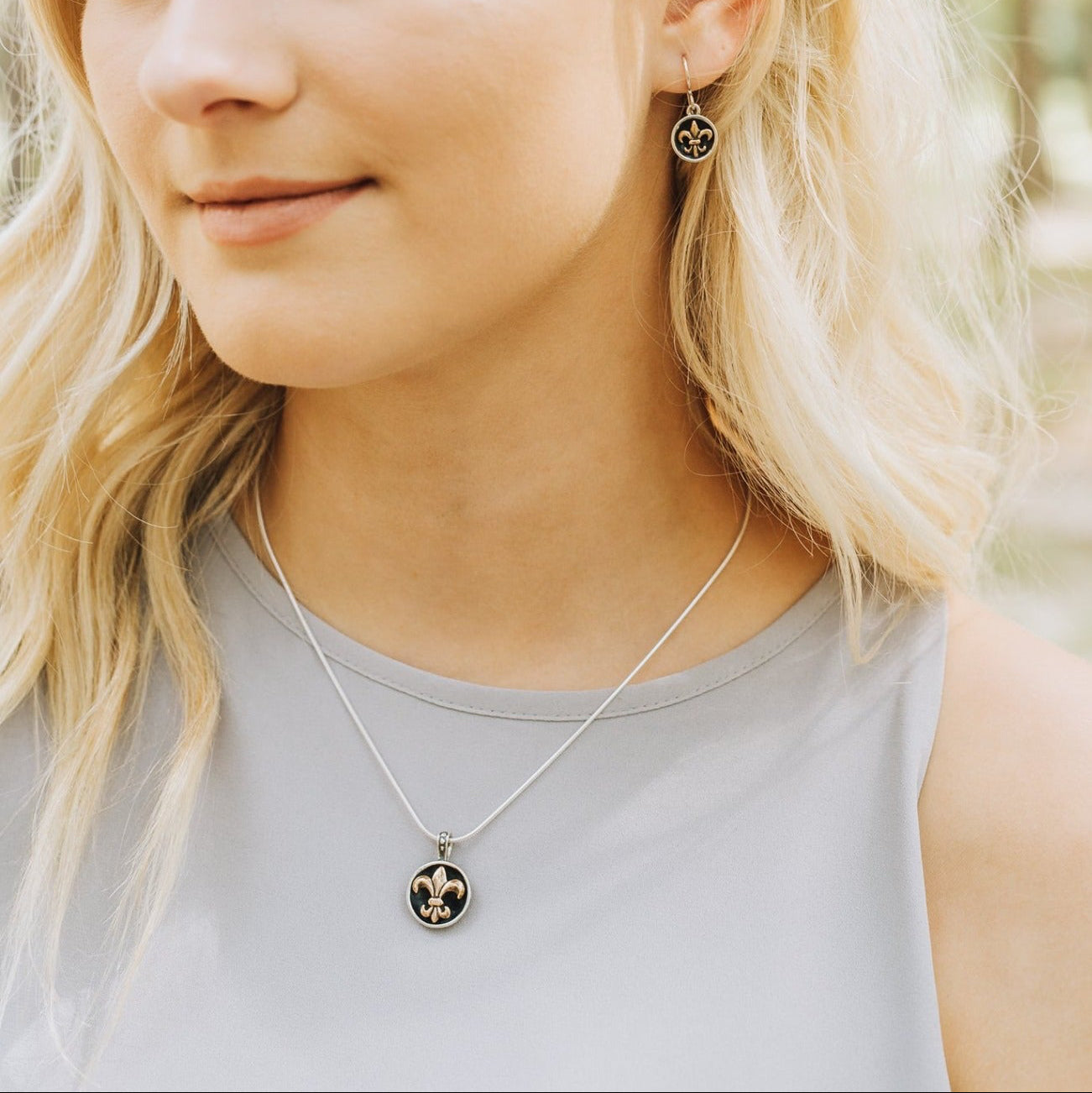 Roux Fleur-de-Lis Pendant