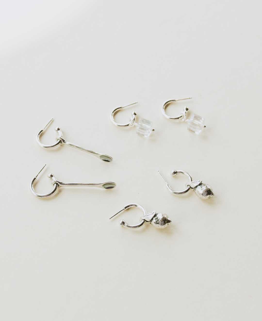 "Keep Stirring" Spoon Hoop Earrings