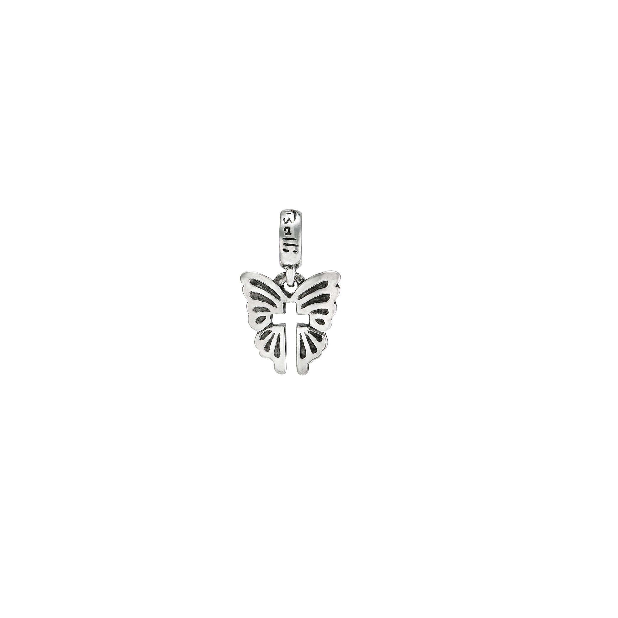 Wings of Faith Butterfly Slide Charm
